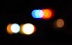 Blurred Police Car Lights
